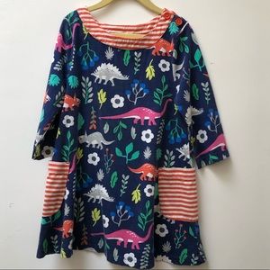 Mini Boden Dinosaur dress 7/8 years